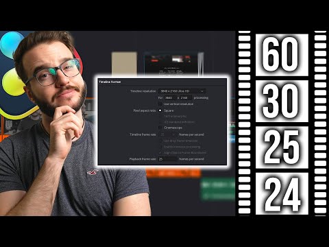 PROJECT vs. TIMELINE Framerate | Difference and Workflow | DaVinci Resolve