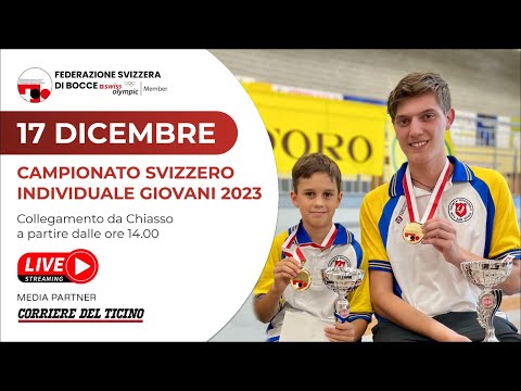 Campionato Svizzero individuale giovani 2023 - Bocce - Chiasso
