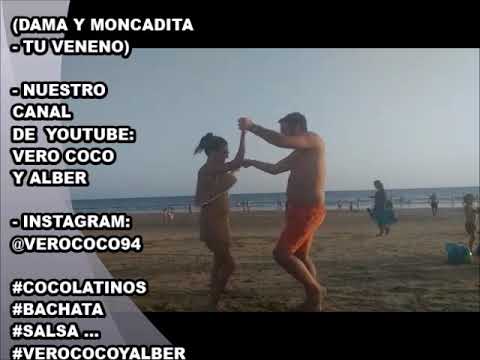 VERO COCO Y ALBER #COCOLATINOS #BACHATA💃🕺💜| (DAMA Y MONCADITA - TU VENENO)