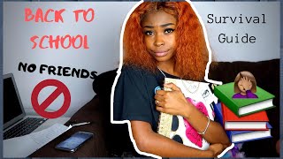 How to SURVIVE back to school w/ NO FRIENDS | #GirlsTalk