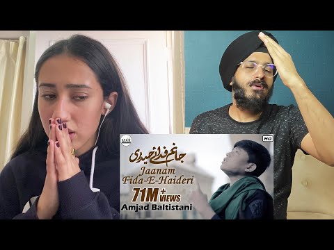 Indian Reaction to Jaanam Fida-e-Haideri | Mola Ali Manqabat 2021 | Amjad Baltistani | Raula Pao