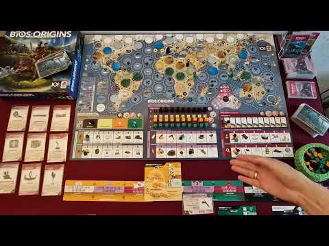 Bios: Origins társasjáték szabálymagyarázó 3. Város építés, interakció - vrnk