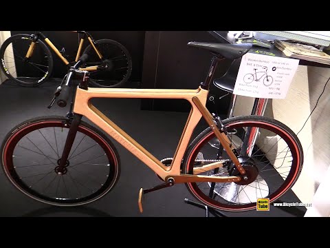 2022 Materia Bikes Wooden Hybrid Bike - Walkaround Tour - 2021 Cannes Yachting Festival