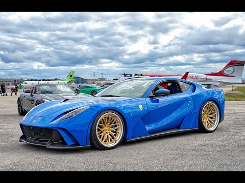 Ferrari 812 N-Largo,  F50,  Pagani Huayra BC,  Bugatti,  Lamborghini Aventador SVJ,  McLaren Senna