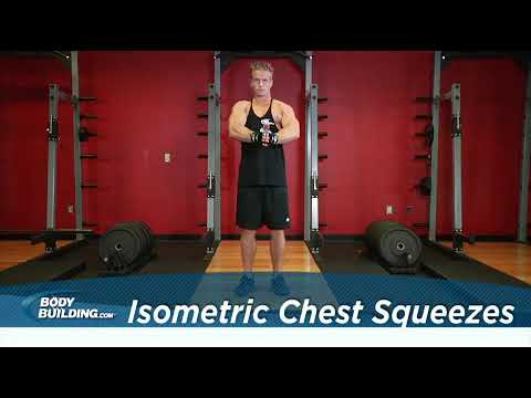 Isometric Chest Squeezes   Exercise Videos &amp; Guides   Bodybuilding com