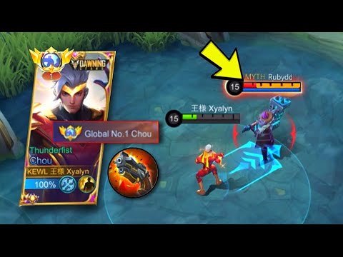 TOP GLOBAL CHOU MET PRO TERIZLA IN SOLO RANKED GAME!! (MUST WATCH)