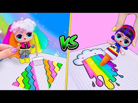 13 HACKS for drawing and crafts with Dolls LOL Surprise! Cartoon LOL Surprise HACKS