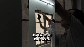 Cách gắn rèm cuốn lọt khung tại nhà đơn giản,tiết kiệm chi phí khi mua rèm!