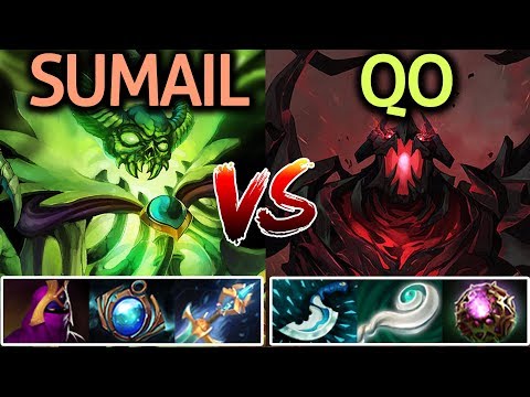 Sumail Pugna VS QO Shadow Fiend Dota 2 | Why are you so mad ?