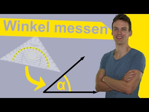 Measuring angles part 1 - Two ways to determine an angle with a set square |