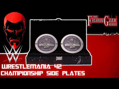 WWE Wrestlemania 42 CHAMPIONSHIP SIDE PLATES: EmGo's Reviews