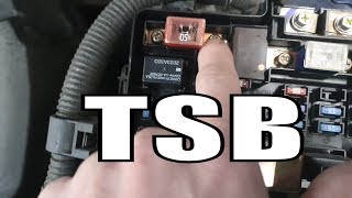 Honda P1298 Electric Load Detection Circuit "TSB" Location