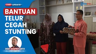 Upaya Pengentasan Stunting, PT Telkom Distribusikan Telur Kloter Tiga di Puskesmas Baloi Permai