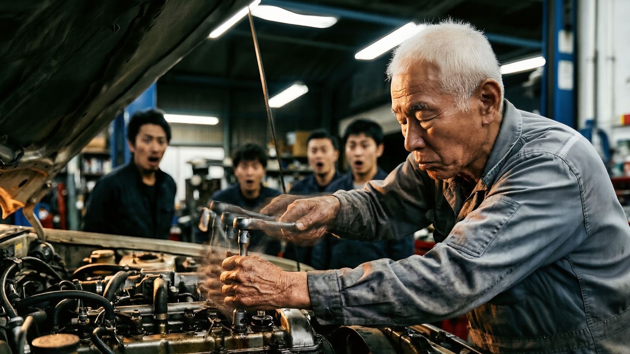 「邪魔だ、触るな」大手ディーラーで蔑まれた洗車係のおじいさん。誰も直せず絶望した瞬間「15分だけ、時間をくれ」老人が静かに言うとーー。