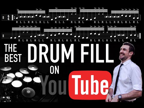 The BEST Drum Fill on Youtube - Creative Movements 32nd Note Fill - Advanced Drum Lesson Nick Bukey