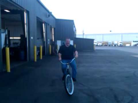 I ride Tim Haley's bike