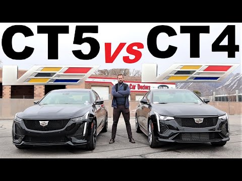 2023 Cadillac CT5-V VS 2023 Cadillac CT4-V: Which V Car Is Better?
