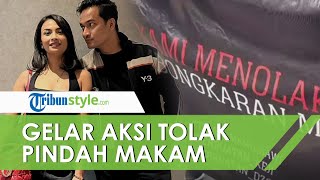 Niat Doddy Sudrajat Banyak Ditentang, Massa Gelar Aksi Tolak Pembongkaran Makam Vanessa Angel