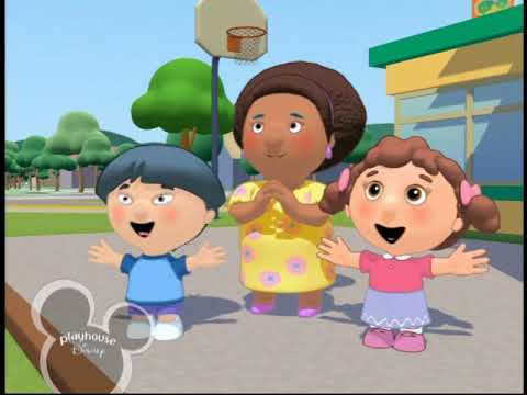 Handy Manny trailer frame emphasizing the playful workshop aesthetic behind the music