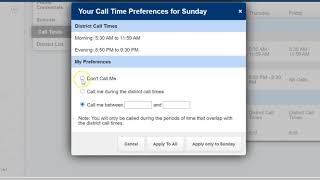 Setting Preferences in Frontline (Substitutes)