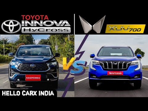 Toyota Innova HyCross vs Mahindra XUV700 Comparison - Kaunsi Kharide? | Hello Carx India हिन्दी