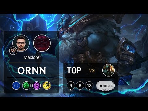 Ornn Top vs Gangplank - EUW Challenger Patch 9.24