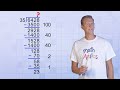 Math Antics Division With Partial Quotients