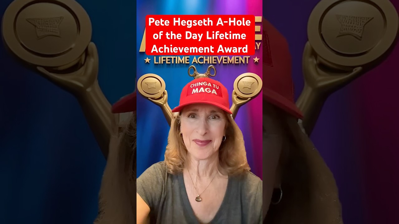 Pete Hegseth: A-Hole of the Day Lifetime Achievement Award Winner