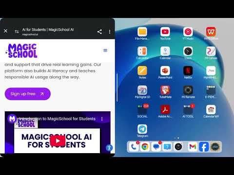 SECRET TIP HOW TO SPLIT SCREEN ON REDMI PAD SE 8.7