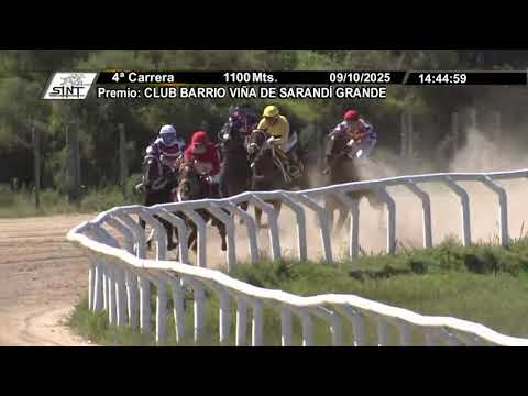 10/9/2025 – Hipodromo Florida – Carr 4 – CLUB BARRIO VIÑA DE SARANDÍ GRANDE