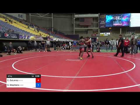 87 Kg Rr Rnd 4 - Christian DuLaney, Minnesota Storm Vs Kodiak Stephens, Ebbetts Pass Wrestling Cb2