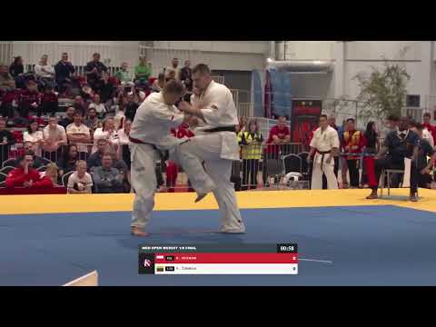 Bout 20 - Marek Odzeniak - Paulius Žimantas 2024 European Karate Championship Adults Open Weight
