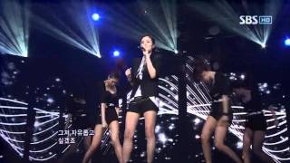 Gummy - As a man(거미 - 남자라서) @ SBS Inkigayo 인기가요 100509