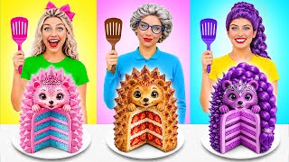 Barbie vs Rumi vs Grandma Cooking Challenge | Delicious Recipes by Multi DO Challenge