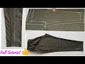 Very Easy Pant Trouser Cutting And Stitching | Women's Pant Trouser cutting and stitching | Pant