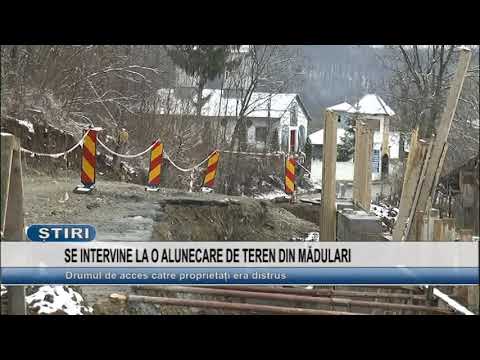 SE INTERVINE LA O ALUNECARE DE TEREN DIN MADULARI