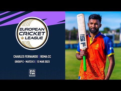 POTM: C.Fernando - UCCB vs RCC Highlights European Cricket League 2023 Group E Day 1 ECL23 ECL23.059