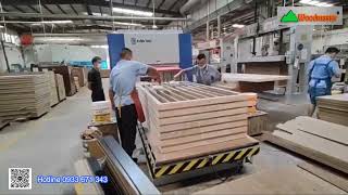 Máy Ép Nóng sóng VI-BA, ép Cửa, Ép Giả Dày Nhanh Nhất