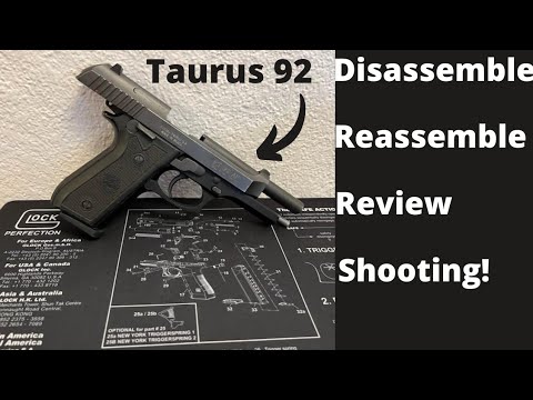 Taurus 92 Handgun Review W/ Shooting!