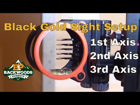 Black Gold Sight Setup: How to Set 2nd & 3rd Axis Black Gold Pro Sight