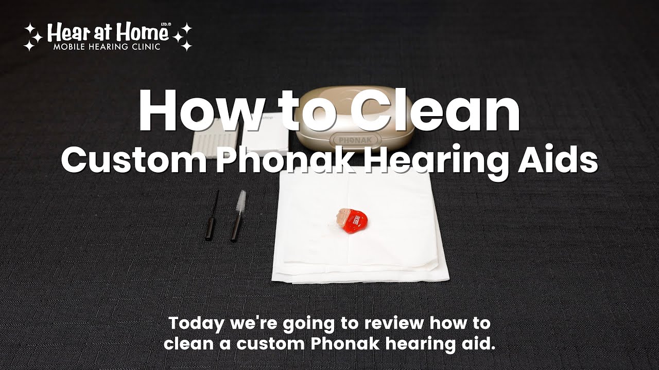 Changing the Wax Guard in a Phonak Custom Hearing Aid
