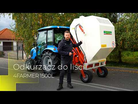 Odkurzacz do liści ciągnikowy 4FARMER 1500L :: Traktor.com.pl