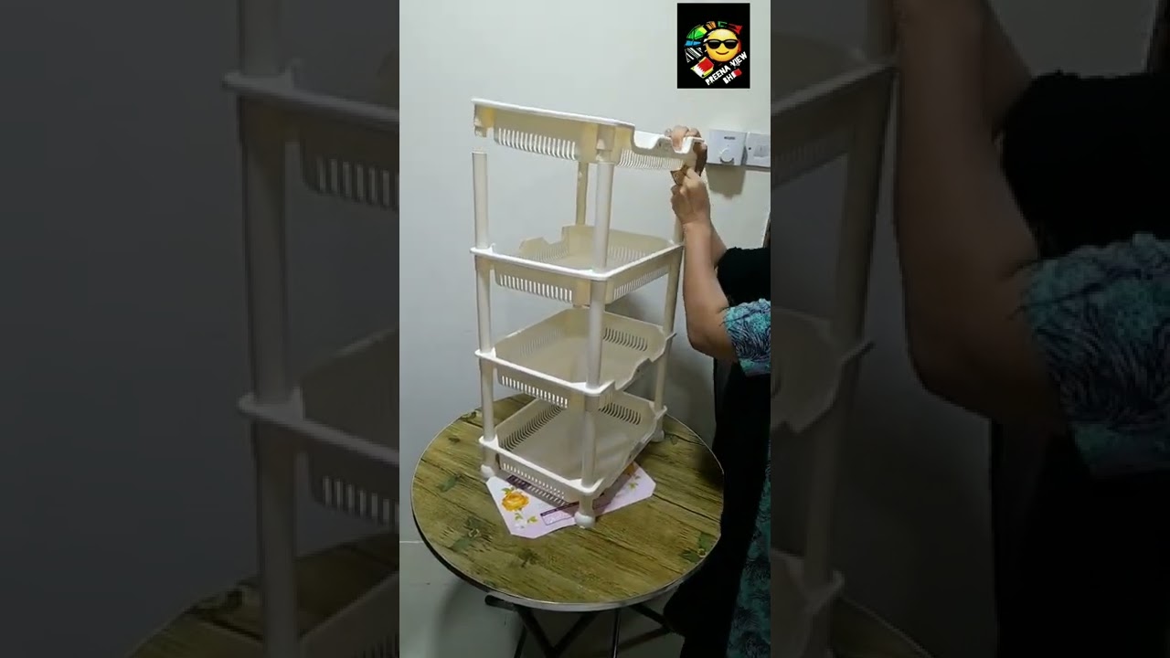 KITCHEN STORAGE USEFUL PLASTIC RACK 👍