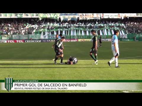 Gol de Santiago Salcedo. Banfield 2 - Gimnasia y Esgrima de Jujuy 0. B Nacional 2013/14
