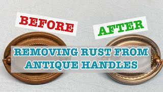 How To Remove Rust From Antique Furniture Hardware