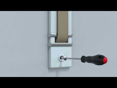 Rolladengurt Abdeckung Montage ohne Gurtausbau | Kinderleicht & schnell