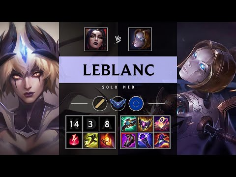 LeBlanc Mid vs Orianna - EUW Diamond Patch 25.16