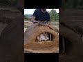 Building DIY Pizza Oven From Dirt And Clay