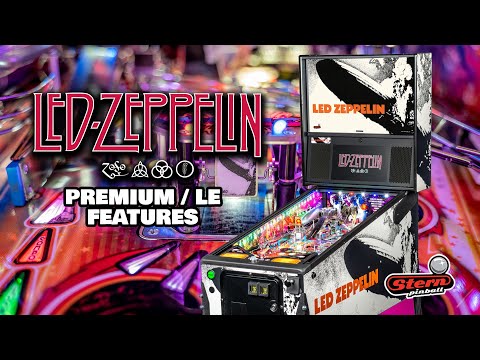 Led Zeppelin Pinball - Premium/LE Model Game Features