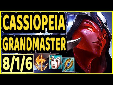 NEMESIS (CASSIOPEIA) - 8/1/6 KDA GAMEPLAY - EUW Ranked GRANDMASTER